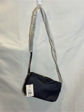 London Fog Bella Pebble Navy Crossbody